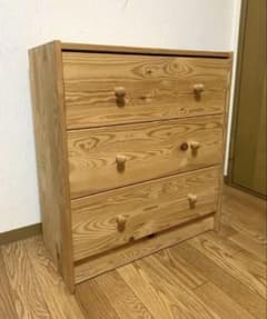 ✨美品IKEA RAST ラスト チェスト パイン材 3段 廃盤品 天然木 送込