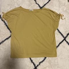 earth music&ecology 袖リボン カットソー イエローのサムネイル