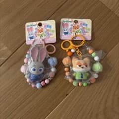 ズートピア ジュディ ニック マスコット キーチェーン 2点セットのサムネイル