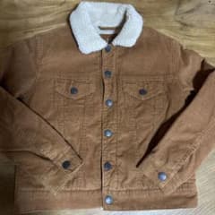 GAP コーデュロイ ボアジャケット ブラウン Mサイズのサムネイル