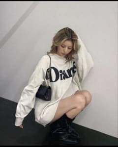 DIANTE FANCY LOGO OVER SWEAT TOPSのサムネイル