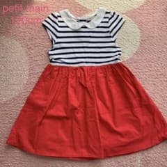 petit main♡プティマイン  ワンピース　120cmのサムネイル