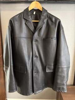 25SS CCU BOXTAILORED JACKET レザー　シーシーユー 25SS CCU BOXTAILORED JACKET レザー シーシーユー - メルカリ