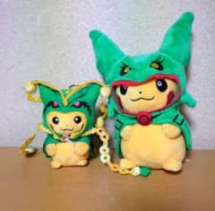 ポケモンセンター レックウザ ポンチョを着た ピカチュウ ぬいぐるみ