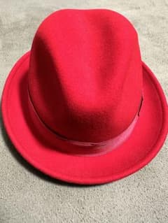 ハット 赤 Bailey OVERRIDE limited Edition