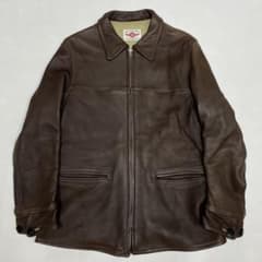 40/L相当 極上ディアスキン THE FLAT HEAD カーコート レザー 40/L相当 極上ディアスキン THE FLAT HEAD カーコート レザー - メルカリ