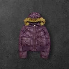 00s archive 短丈 ファー ダウンジャケット y2k 平成 グランジ - メルカリ