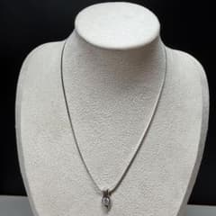 高品質】Pt1000 ダイヤモンド トップ付き ネックレス 0.50ct - メルカリ