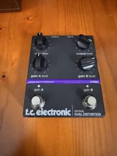 ギター t.c. electronic Vintage Dual Distortion t.c. electronic Vintage Dual Distortion - メルカリ