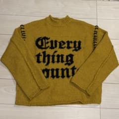 moussy KNITTED WORDS セーターのサムネイル