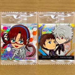 真希波マリ エヴァ ヴァイス RRR SR 未使用 セット メルカリ便 エヴァ シールウエハース SR真希波マリ SSR碇シンジ＆渚カヲル 2枚
