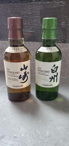 山崎2本白州1本ミニボトル3本のサムネイル