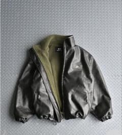 地底人オンライン リバーシブルPUレザージャケット L2084 - メルカリ