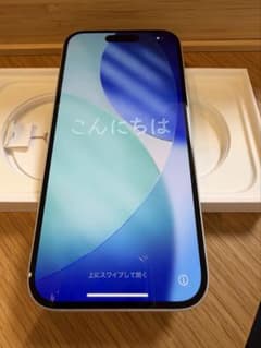 iPhone 16 128GB ホワイト SIMフリー バッテリー91%のサムネイル