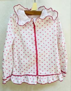水玉模様ラッシュガード フリル付きのサムネイル