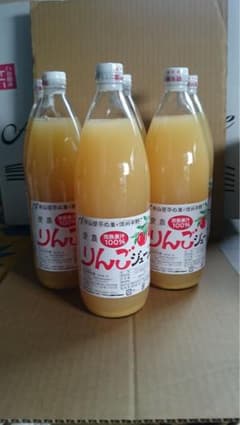 長野りんごジュース　1リットル６本　減農薬　科学肥料除草剤不使用栽培のジュースのサムネイル