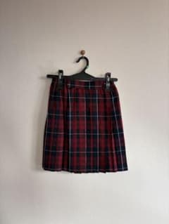 チェック柄 プリーツスカート　卒園式のサムネイル