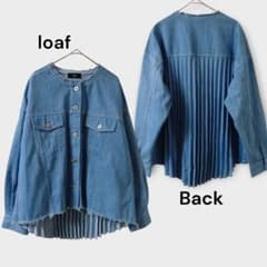 loaf バックプリーツデニムジャケット ONE モード系