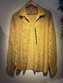 22SS KOOI コーイレースシャツ　 RASCHEL LACE SHIRTのサムネイル