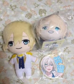 あんスタ 天祥院英智 プライズ ぬいぐるみ もちマス 応援 缶バッジ