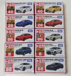 トミカ 初回特別仕様、トヨタ ライズ、86、BRZ、フェアレディZ、シビック トミカ 初回特別仕様、トヨタ ライズ、86、BRZ、フェアレディZ