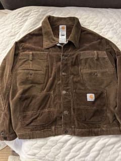 Carhartt コーデュロイジャケット ブラウン - メルカリ