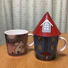아라비아 무민 머그컵 무민하우스, 러브 2개 세트