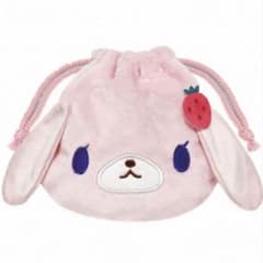シュガーバニーズ ふわふわ巾着 ストロ ベリーうさ シュガバニのサムネイル