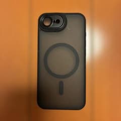 iPhone用ケース マグネット対応 マットブラックのサムネイル