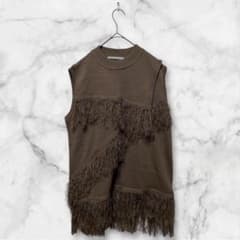 【大特価‼️】ルカ ベスト ロング丈 トップス 体型カバー カジュアル モード