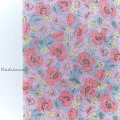 リバティ93.ミニ・マイリア ボタニカル お花 タナローン はぎれ布生地 ピンク