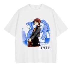 最安値】シリアルエクスペリメンツレイン 岩倉玲音 Tシャツ 男女兼用