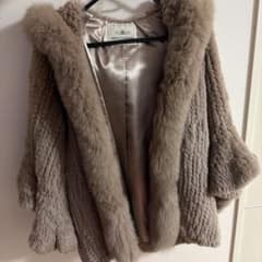 GRACE CONTINENTAL ケープコート ラビットファー ポンチョ - メルカリ