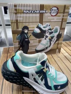 [Extremely Rare] Tokito Muichiro Model SKECHERS x Demon Slayer Collaboration Sneakers