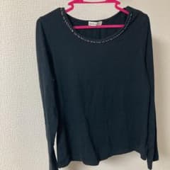 綿95パーセント素材ビジュートップスのサムネイル
