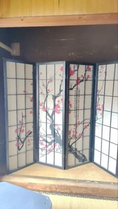 桜デザインの和風パーテーション 桜デザインの和風パーテーション - メルカリ