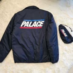新品】palace パッカブル ロゴ コーチジャケット ナイロン パレス 紺