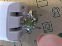 ペリドットのプラチナリングのサムネイル