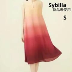 新品タグ付き　Sybilla グラデーション ノースリーブ ワンピース 新品タグ付き Sybilla グラデーション ノースリーブ ワンピース - メルカリ
