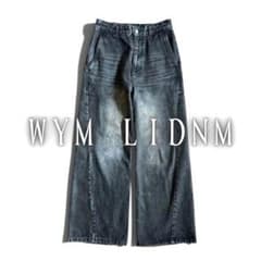 【良品✨】げんじ WYM CURVED FLARE DENIM SLACKSのサムネイル