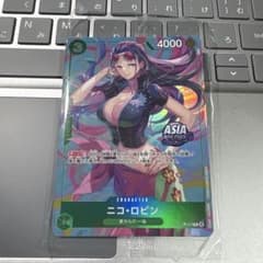 ワンピース カードゲーム ニコ ロビン P-111 Asiaロゴ 未開封 - メルカリ