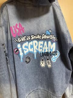 美品】LiSA デニムパーカー ～i SCREAM Ver.～ Lサイズ - メルカリ