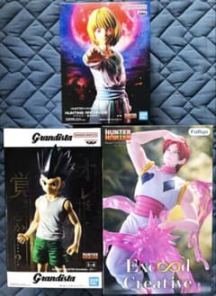 HUNTER×HUNTER ヒソカ クラピカ ゴン フィギュア 3体セット - メルカリ