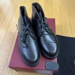 WOLVERINE 黒レザー ブーツのサムネイル