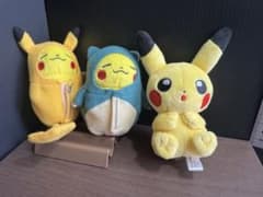 피카츄 인형 3 체 세트 침낭