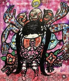 病み子キャンバスアート⑦のサムネイル