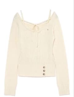 andmary Mia lace layered tops whiteのサムネイル