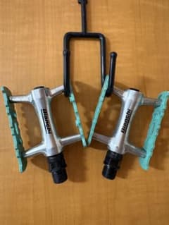 Bianchi フラットペダル シルバー チェレステカラーのサムネイル