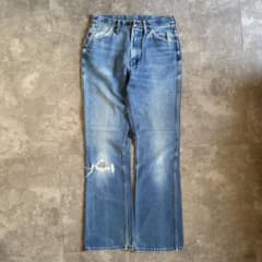 80s USA製 Wrangler 945 フレアブーツカット W32 鬼ヒゲ - メルカリ