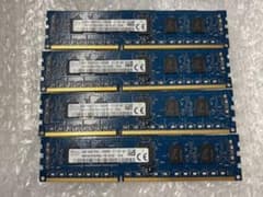 SK hynix 4GB PC3L-12800R DDR3L 4枚 計16gb - メルカリ